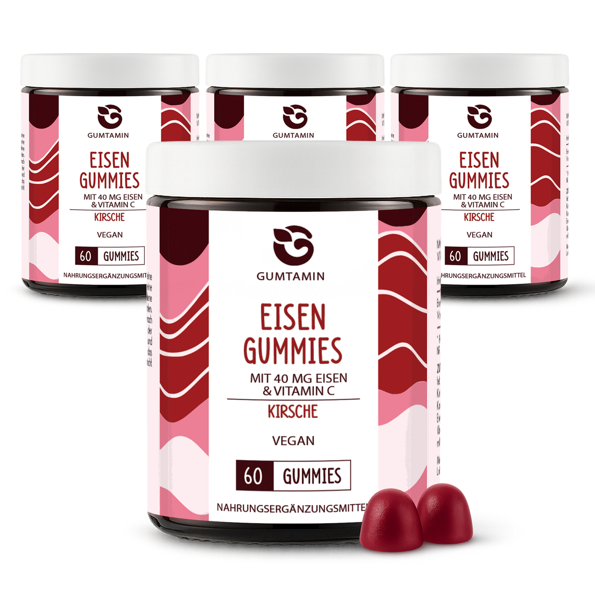 Eisen Gummies hochdosiert