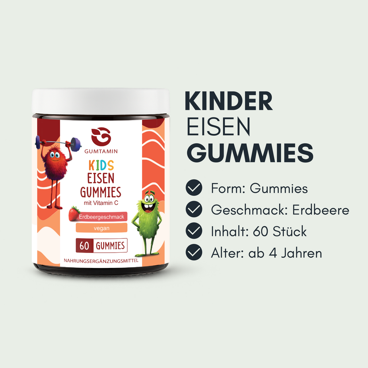 Eisen Gummies Kinder