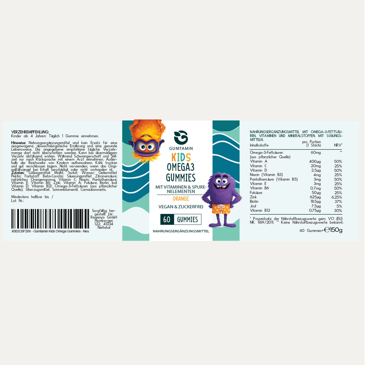 Omega 3 Gummies Kinder
