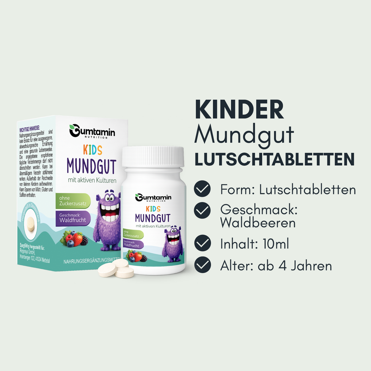 Mundgut Lutschtabletten Kinder