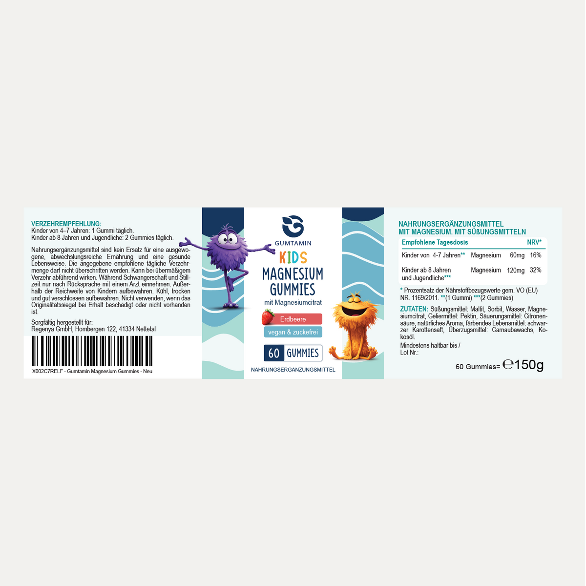 Magnesium Gummies Kinder