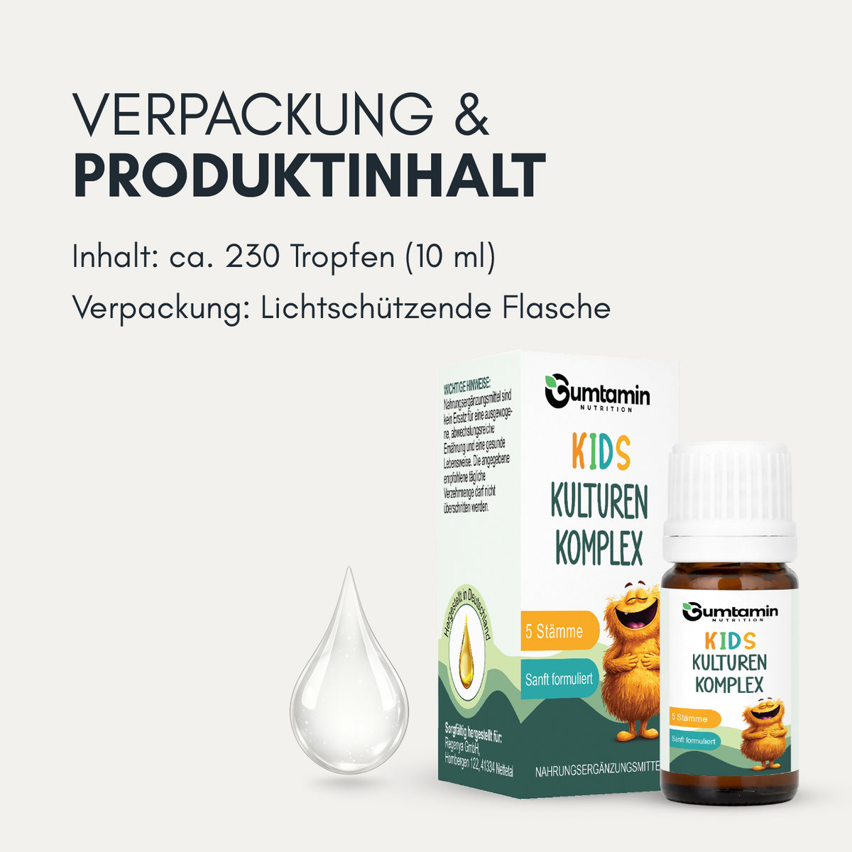 Bakterienkulturen Tropfen Kinder