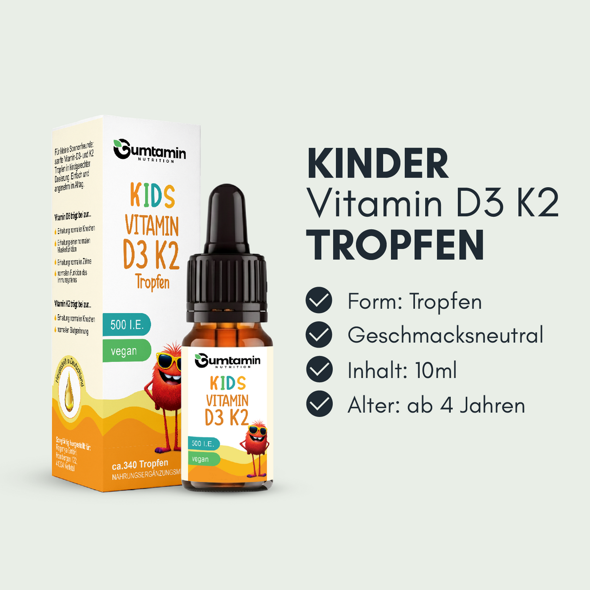 Vitamin D3 K2 Tropfen Kinder