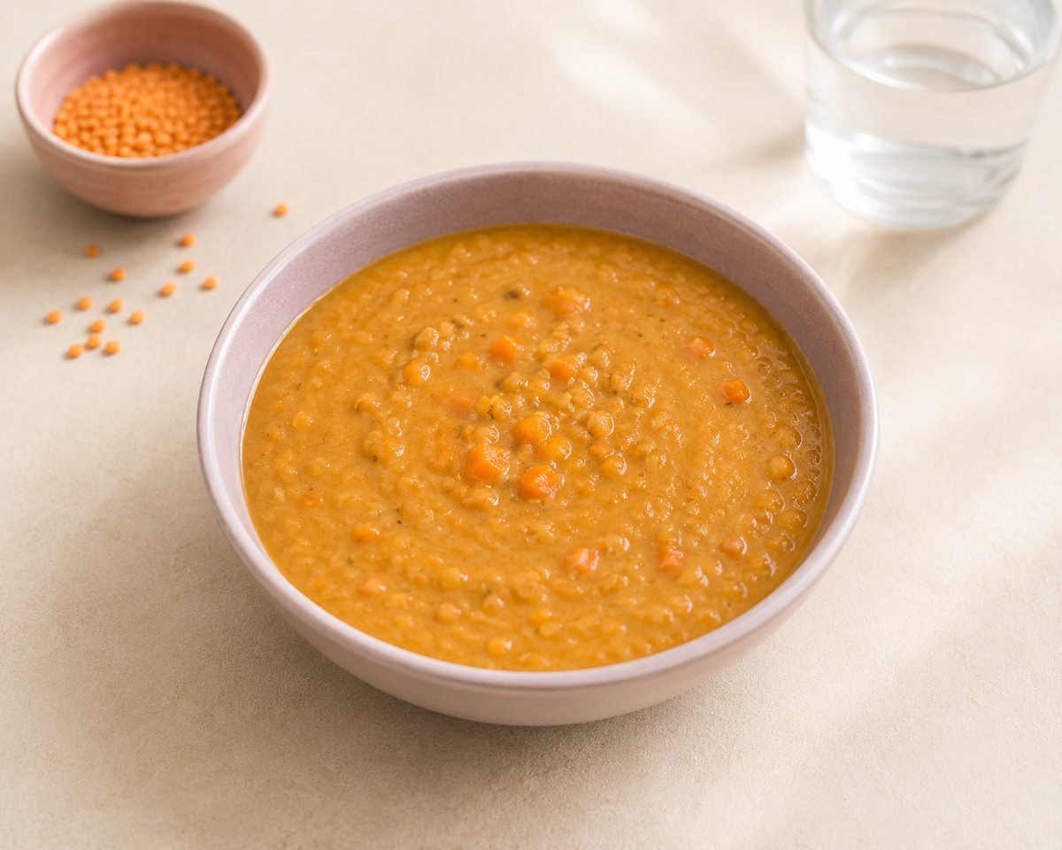 Cremige Linsensuppe