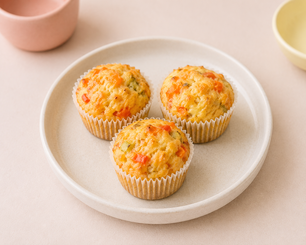 Käse-Gemüse-Muffins