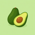 Reife Avocado